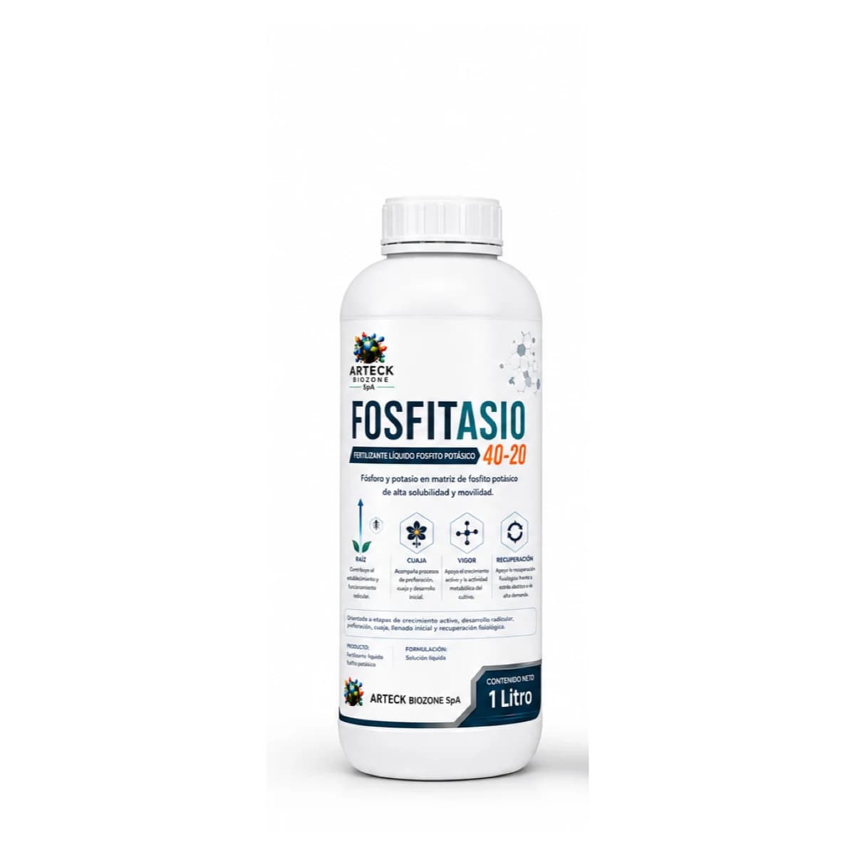 Botella de Fosfitasio 40-20 en formato de 1 litro